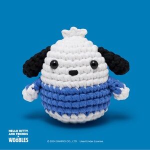 The Woobles Hello Kitty Pochacco Crochet Kit-Kit for Beginners-NEW SEALED
